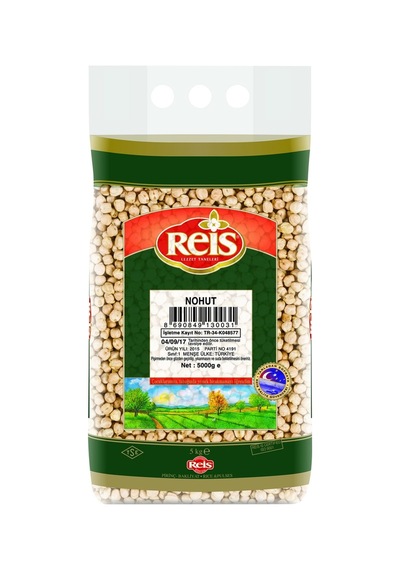 Reis Nohut 5kg İri Taneli Lezzetli Bakliyat Tarı