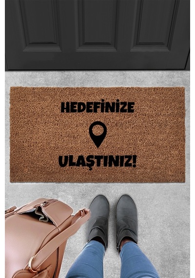 Evaşk Kapı Önü Paspası Vinil Tabanlı Kıl Ko Ko Paspas Cc482 Camel