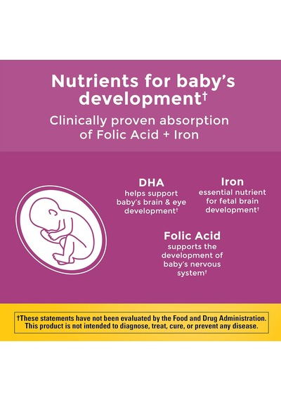 Naturemade Prenatal Folic Acid+dha 110 Softgels Orijinal Usa Menşeii Dmmedicineden