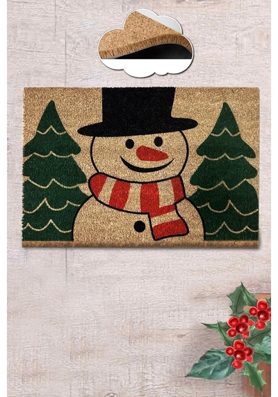 Coco Muneco 40x60 Cm Kıl Paspas, Dekoratif Çok Amaçlı İç Ve Dış Kapı Paspası