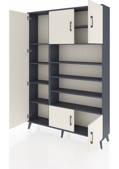 Arges Dolap 10 Raflı 5 Kapaklı 132x30x195 Antrasit-aytaşı/ant... Antrasit Arges Dolap 10 Raflı 5 Kapaklı 132x30x195 Antrasit-aytaşı/ant... Antrasit