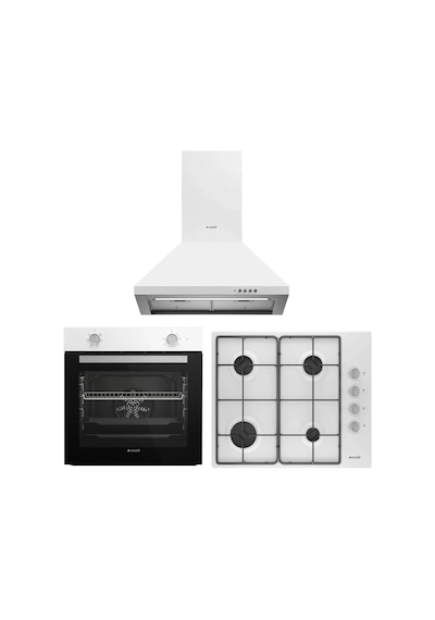 Arçelik AFM 130 B - P 27 YB - OMD D 611 EB Klasik Beyaz Ankastre Set