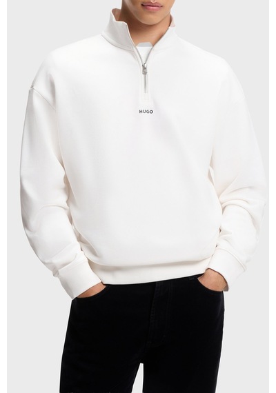 Hugo Erkek Sweat 50525881 102 Beyaz Beyaz