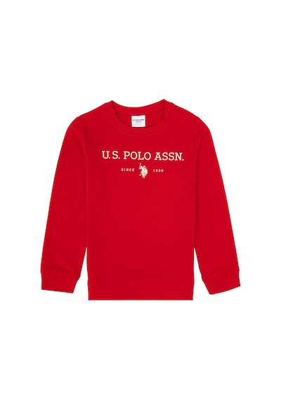 U.S. Polo Assn. Erkek Çocuk Kırmızı Bisiklet Yaka Sweatshirt 50313900-VR171 U.S. Polo Assn. Erkek Çocuk Kırmızı Bisiklet Yaka Sweatshirt 50313900-VR171