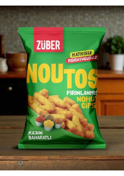 Kajun Baharatlı Nohut Cipsi 55 G