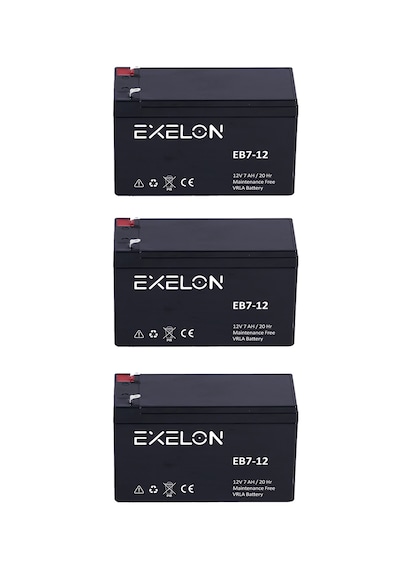 Exelon 12v 7ah Agm Kuru Akü 2025 Üretim