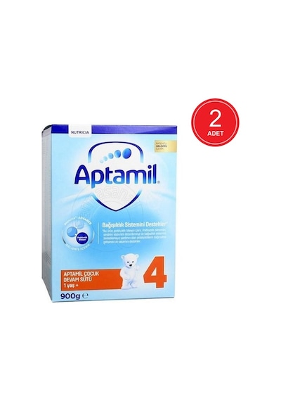 Aptamil 4 Çocuk Devam Sütü 900 G 2 Adet