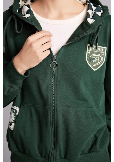 Defacto Harry Potter Oversıze Baskılı Hırka H0243ax26spgn1192 Yeşil-gn1192