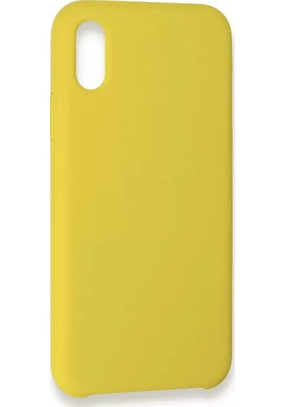 Newface Apple İphone Xs Max Kılıf Lansman Legant Silikon - Sarı