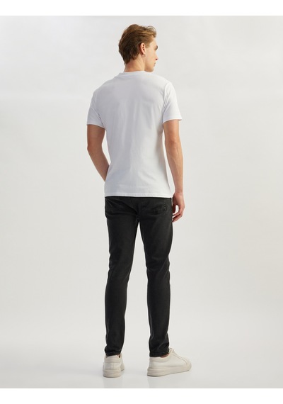 Koton Normal Bel Pamuklu Skinny Fit Jean Pantolon - Michael Jean Siyah 5sam40076ıd