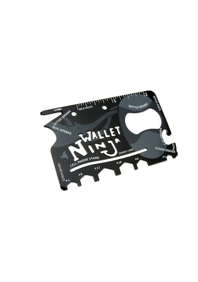 Ninja Wallet Survival Acil Durum Kiti / Kartı - 18 İn 1