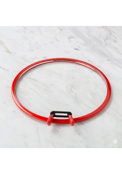 2 Adet Metal Yaylı Kasnak Orta Boy Nakış Kasnağı 12,6 Cm
