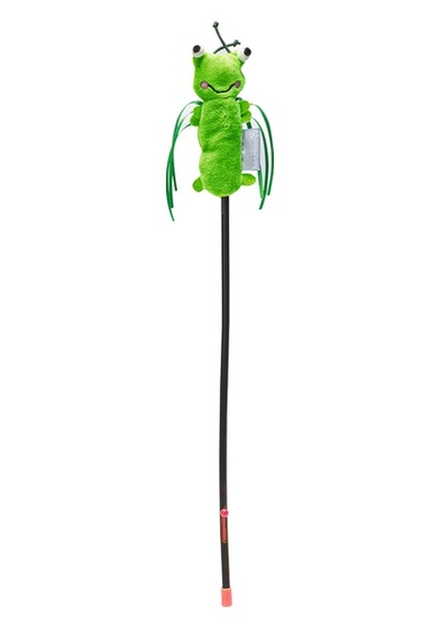 Hnrlıshp Beeztees Kedi Oltası, Oyuncaklı, Peluş, Kurdelalar, Çeşitli Renklerde, 40cm