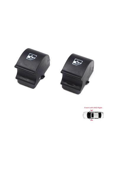 2 Adet Cam Açma Düğme Kapağı Fiat Citroen Peugeot 735417033 İçin