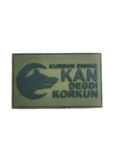 Terrien Premium Kıyafet Süsü Çanta Yaması Ürünü Single Sword Plastik Arma Peç - Çok Renkli
