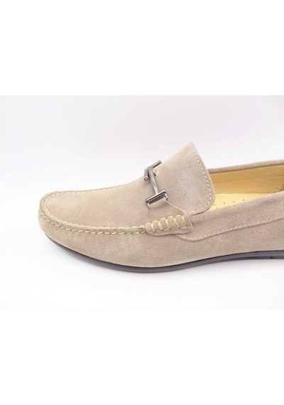 King Shoes 3210 Bej Küçük Numara Büyük Numara Yazlık Erkek Ayakka