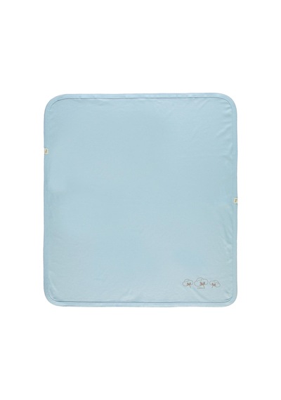 Civil Baby Organik Tek Kat Battaniye 95X85 Cm Mavi 32330R025Ss1-1 Mavi