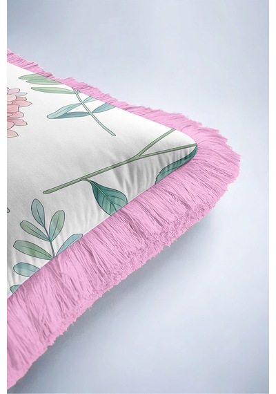 Ortanca Çiçekli Botanik Desenli Saçaklı Yastık Kılıfı-romantik Floral Pembe Püsküllü Kırlent Kılıfı Kadim Düş Halo Ortanca Çiçekli Botanik Desenli Saçaklı Yastık Kılıfı-romantik Floral Pembe Püsküllü Kırlent Kılıfı Kadim Düş Halo
