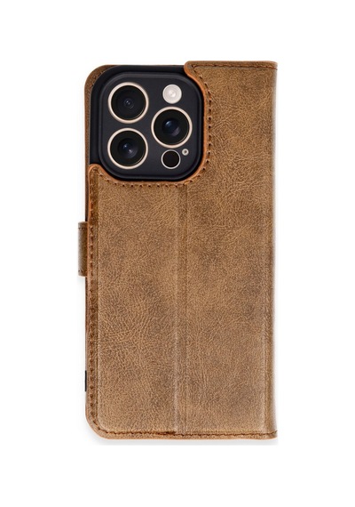 Apple iPhone Uyumlu 16 Pro Kılıf Trend S Plus Kapaklı Kılıf - Taba Bz8683140788148
