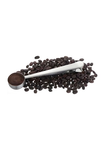 Kahve Kaşığı Klipsli Gri