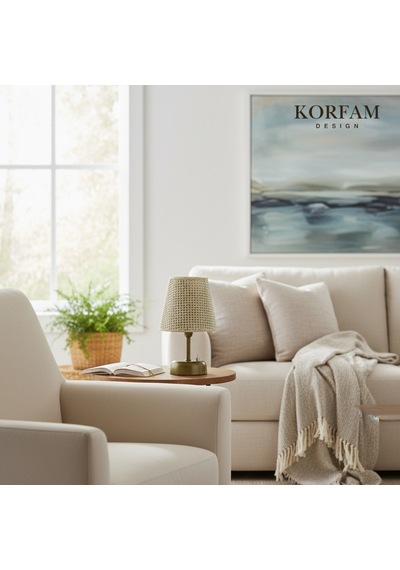 Krem Hazeran Görünümlü Başlık Kablosuz Pilli Masa & Gece Lambası Çok Renkli 86214833