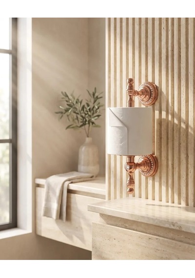 Crystal Rose Gold Yedek Kağıtlık Renkli