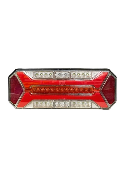12v-24v Stop Lambası Neon Ledli-kayar Sinyalli 4 Fonksiyonlu 365 130 45 Mm E Belgeli