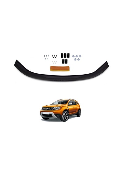 Cappafe Dacia Duster 2018 2019 2020 2021 2022 Ön Kaput Koruyucu Rüzgarlığı