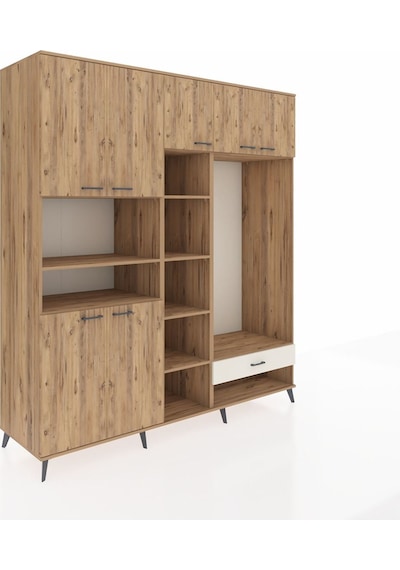 Kronos Dolap 11 Raflı Tek Çekmeceli 7 Kapaklı 220x59x243 Çam-çam/aytaşı Atlas Çam/aytası Kronos Dolap 11 Raflı Tek Çekmeceli 7 Kapaklı 220x59x243 Çam-çam/aytaşı Atlas Çam/aytası