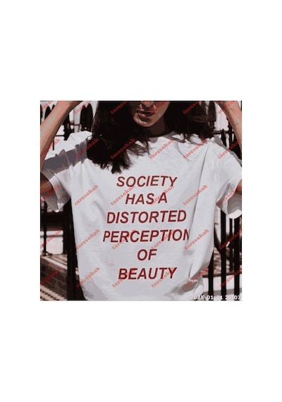 Tarzsokak Slogan Unisex Yazılı Oversize Tshirt Twgwbr13 Beyaz