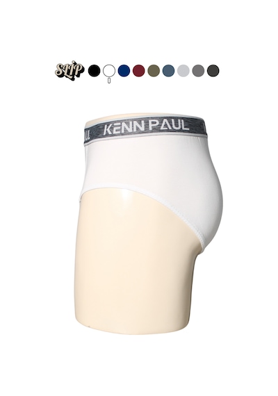 Kp Erkek Düz Pamuklu Beyaz Boxer Slip Boxer Beyaz