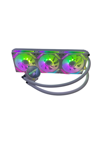 360 mm Masterfox ARGB Sıvı Soğutma Beyaz