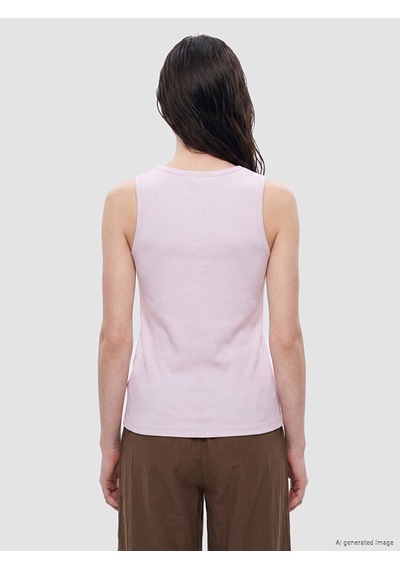 Lcw Comfort Lila Bisiklet Yaka Kadın Atlet