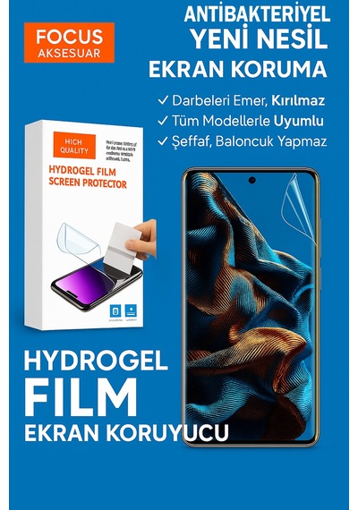Samsung S24 Ultra Antibakteriyel Kırılmaz Özel Kesim Hydrogel Film
