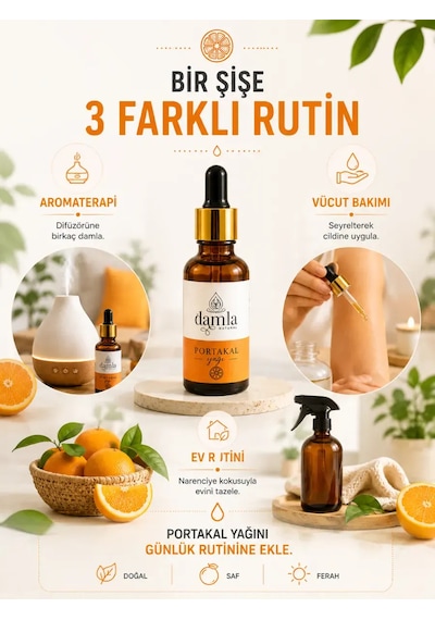Biodamla Natural Portakal Kabuğu 10 Ml