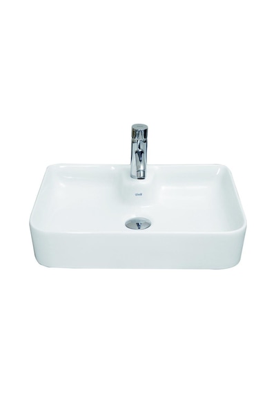 Alvit Smart Slim Tezgah Üstü Setüstü Lavabo 35 x 50 CM