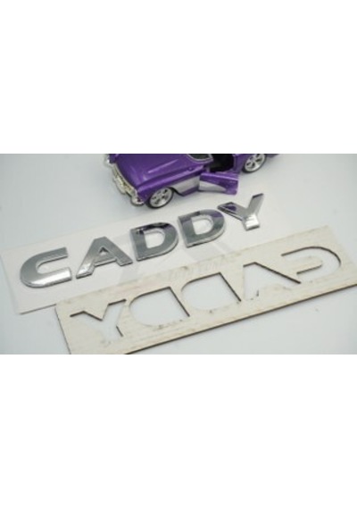 Volkswagen Caddy Bagaj Krom Abs 3M 3D Yazı Logo Amblem