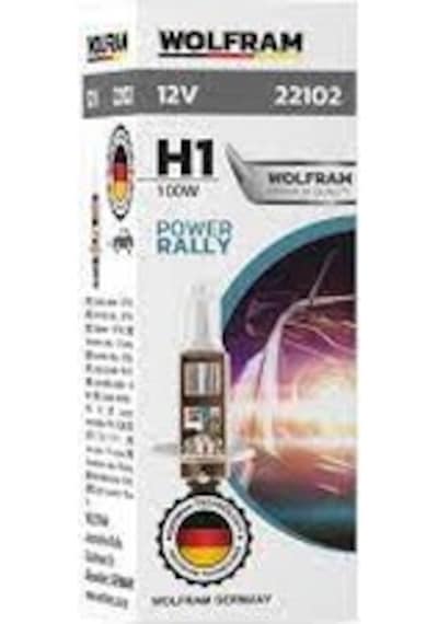 Wolfram Germany - 12 Volt 100 Watt H1 Ampul Takımı - 2 Adet