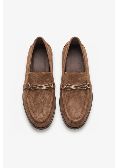 Louis Cardy Monroe Sigaro Süet Deri Kadın Loafer