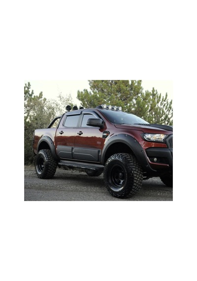 2012 2022 Ford Ranger T6 T7 T8 Vi Da Görünümlü Çamurluk Dodik Seti Mat Siyah