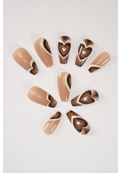 Pop Beauty Takma Tırnak Seti & Zararsız Yapıştırıcı Popbeauty10053