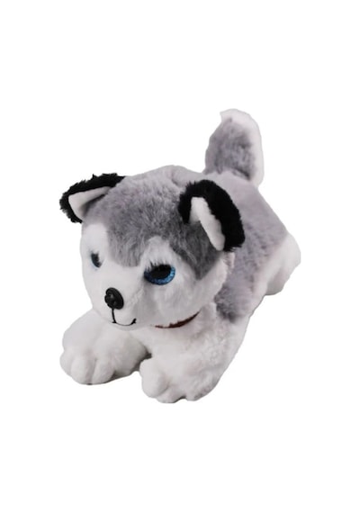 Havlayan Yatan Peluş Köpek 25 Cm Oyuncak Çok Renkli