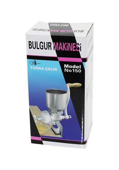 Tuğra Çelik Model No-150 Makinesi Tahıl Bulgur Kollu Öğütücü Mengene Sıkıştırmalı Kullanım Diğer