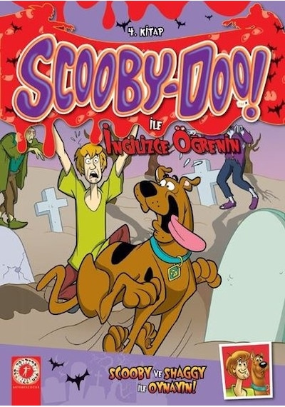 Scooby-Doo! İle İngilizce Öğrenin 4.Kitap - Scooby ve Shaggy ile Oynayın- Artemis Çocuk