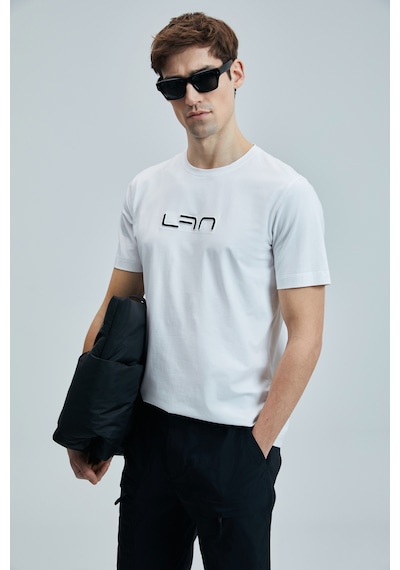Lufian Blaze Modern Grafik T- Shirt Beyaz Beyaz 111020244100500 Beyaz Lufian Blaze Modern Grafik T- Shirt Beyaz Beyaz 111020244100500 Beyaz