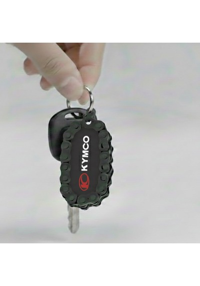 Kymco Markalı Motosiklet İçin Anahtarlık Siyah - Kırmızı