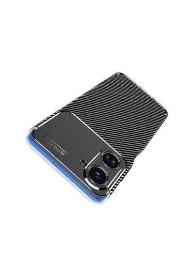 Realme Uyumlu 10 4g Kılıf Zore Karbon Görünümlü Negro Silikon Kapak