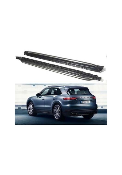 Porsche Cayenne 2018 Sonrası Oem Siyah Yan Basamak