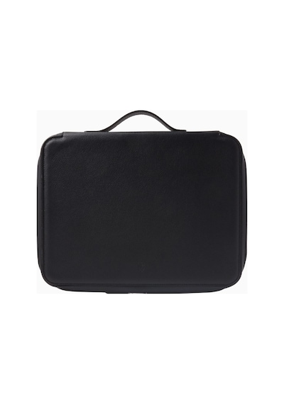 Montroi Montroı 13" Deri Laptop Kılıfı Grained Leather, Şık Ve Koruyucu Tasarım Notebook Çantaları Siyah