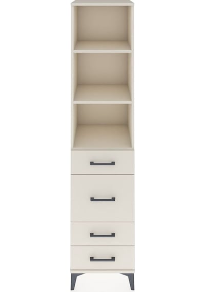 Hyperion Dolap 3 Raflı 4 Çekmeceli 44x44x195 Aytaşı-aytaşı Aytaşı
